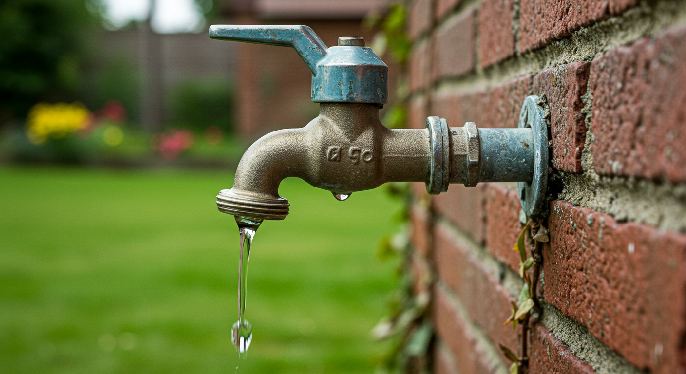 leaking spigot